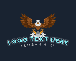 Eagle - Eagle Bird Gaming logo design