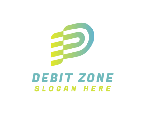 D Stripe Flag logo design