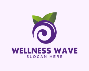 Berry Acai Fruit logo