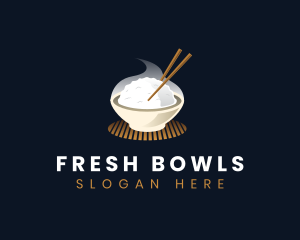 Rice Bowl Restaurant logo design