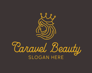 Beauty Crown Woman logo design