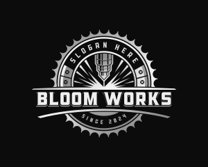 Industrial Laser Metalworks logo design