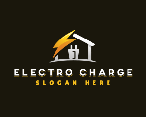 Lightning Plug House logo design