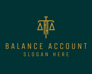 Law Firm Legal Scale logo design