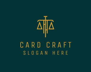 Law Firm Legal Scale logo design