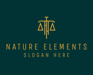 Law Firm Legal Scale logo design