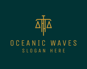 Law Firm Legal Scale logo design