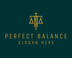 Law Firm Legal Scale logo design