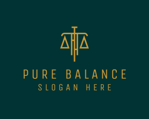 Law Firm Legal Scale logo design