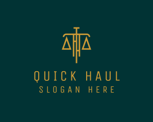 Law Firm Legal Scale logo design