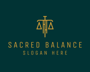 Law Firm Legal Scale logo design