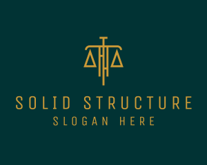 Law Firm Legal Scale logo design