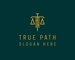 Law Firm Legal Scale logo design