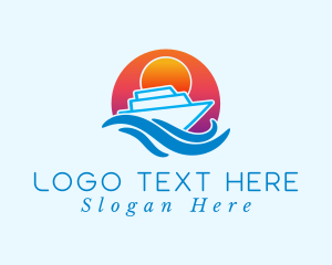 Sunset Blue Boat logo