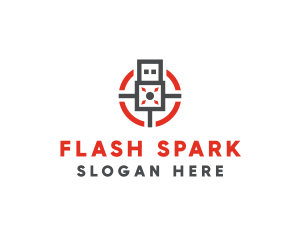 USB Flash Drive logo design