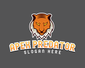 Predator Tiger Beast logo design