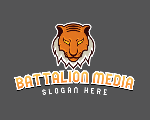 Predator Tiger Beast logo design