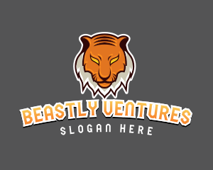 Predator Tiger Beast logo design