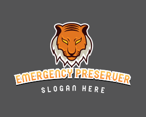 Predator Tiger Beast logo design