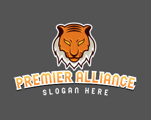 Predator Tiger Beast logo design