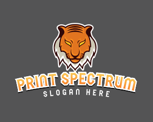 Predator Tiger Beast logo design