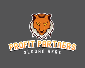 Predator Tiger Beast logo design