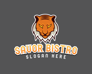 Predator Tiger Beast logo design