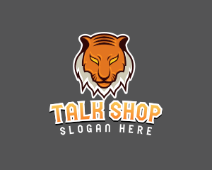 Predator Tiger Beast logo design