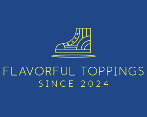 High Top Sneaker Line logo design