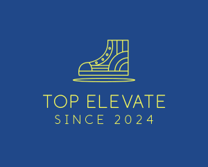 High Top Sneaker Line logo design