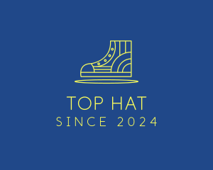 High Top Sneaker Line logo design