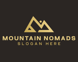 Mountain Summit Peak logo design