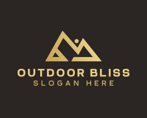 Mountain Summit Peak logo design