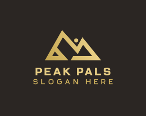 Mountain Summit Peak logo design