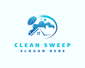 House Cleaning Sponge logo design