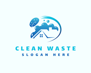 House Cleaning Sponge logo design