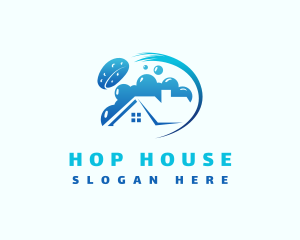 House Cleaning Sponge logo design