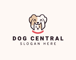 Dog Cat Pet Animal logo design