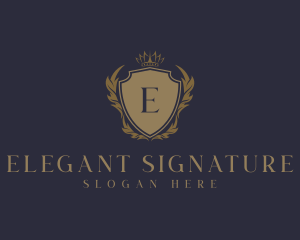 Luxury Ornament Crest logo design