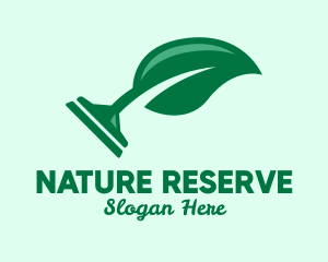 Natural Squeegee Cleaner  logo design