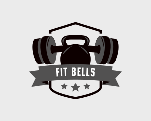 Barbell Weights Fitness  logo design