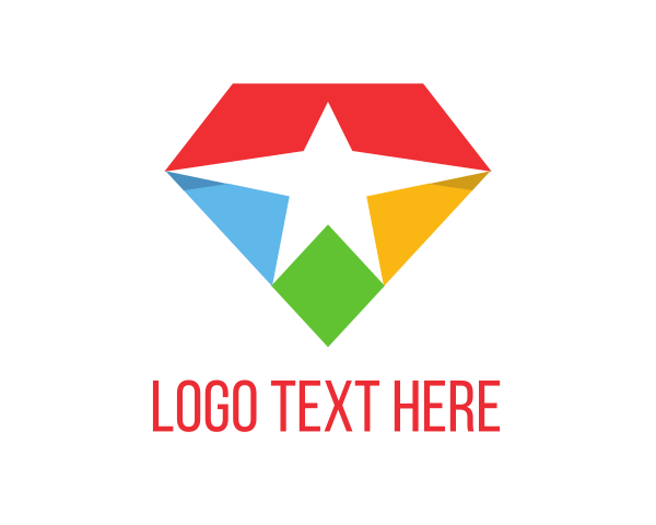 Colorful Star Diamond logo