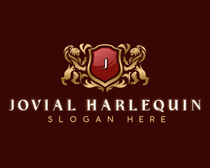 Lion Royal Heraldry logo design