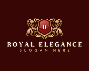 Lion Royal Heraldry logo design