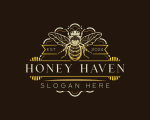 Honey Bee Farm logo design