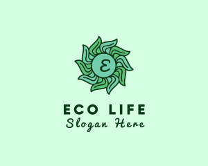 Plant Flower Organic Farm logo design