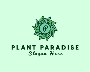 Plant Flower Organic Farm logo design