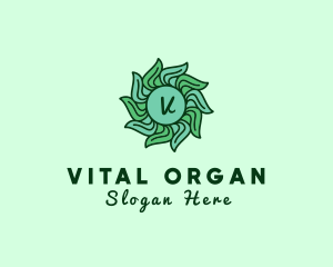 Plant Flower Organic Farm logo design