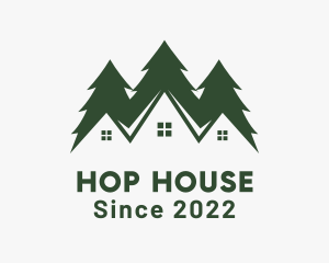 Cabin House Real Estate logo design