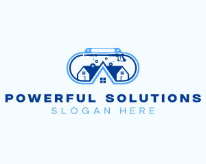 Roof Pressure Washer logo design